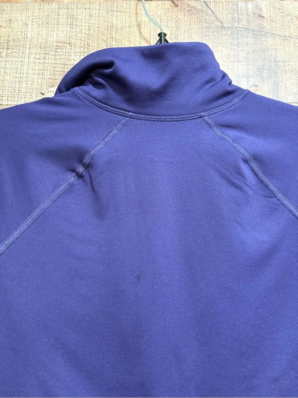 Nike Pro Dri-FIT Women’s Half Zip Pullover Size L Blue/Purple W040